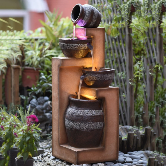 Gifts Desktop Water Fountain Portable Tabletop Waterfall.