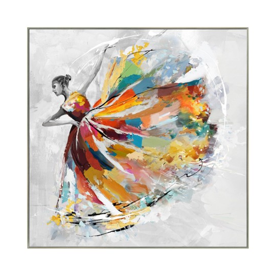 beautiful canvas depicting a dance painting.